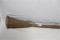 WICKER WHIP OR HEWER BUGGY HOLDER (AS FOUND)