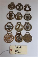 LOT OF HORSE BRASS (12)