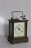 BRASS NEW HAVEN CARRIAGE CLOCK USA