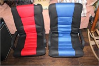 LOT OF TWO SWIVEL FOLDING GAMING CHAIRS