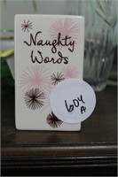 "NAUGHTY WORDS" CHANGE BOX