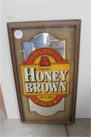 FRAMED "HONEY BROWN LAGER" BAR MIRROR