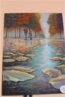 AMATURE ART (FALL RAIN SCENE)