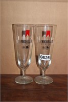"MICHELOB" DRINKING GLASSES