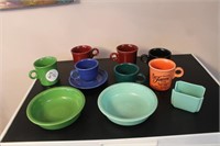 MIXED LOT OF FIESTA WARE PIECES AND COLORS