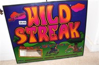 "WILD STREAK" SLOT MACHINE GLASS
