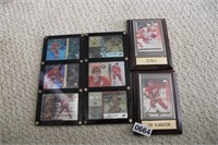 SET OF RED WING HOCKEY TRADING CARDS IN CASES