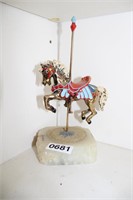 SIGNED CAROUSEL HORSE COLLECTIBLE
