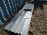6 Sheets 12' x 38" Used Tin (Silver)