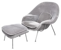 Eero Sarinen for Knoll Womb Chair & Ottoman