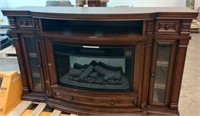 Well Universal 72” Electric Fireplace Media Mantle