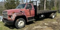 1990 FORD FLAT BED TRUCK - C700