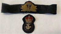 Royal Canadian Navy Cap Patch & Band