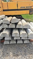 Concrete parking curbs.  Approximately 72x9x5
18