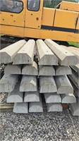 Concrete parking curbs.  Approximately 72x9x5
19