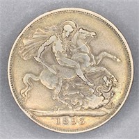 1895 Fine Silver British Crown