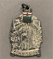 1939 Ontario Athletic Commission Pendant