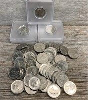 1967-1967 Canada Centennial 5 Cent Pieces-Loose
