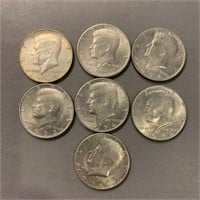 1960's-70's US Dollar Coins-Loose