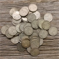 (57) 1965 Canada 25 Cent Pieces Loose