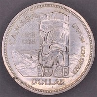 1858-1958 Canada British Columbia Dollar