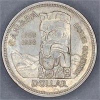 1858-1958 Canada British Columbia Dollar