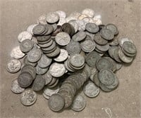 (183) 1940-49 Canada 25 Cent Pieces