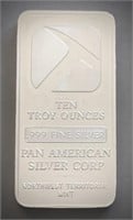 Ten Troy Oz .999 Fine Silver Bar