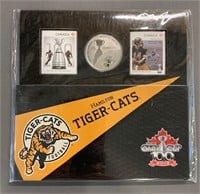 Hamilton Tiger Cats Coin/Stamp Set