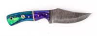 Knife Hand Made Custom W/ Damascus Blade