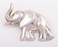 MEXICAN STERLING ELEPHANT BROOCH/DROP