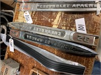 Pair Chevy Apache 32 Front fender emblems