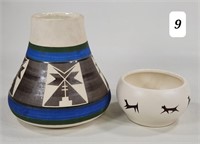 SW Pottery Decorated Native American Pottery