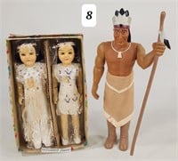 Occupied Japan 9" Indian Dolls & More