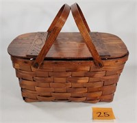 Wov-N-Wood Old Picnic Basket