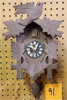 German Cuckoo Clock With Weights