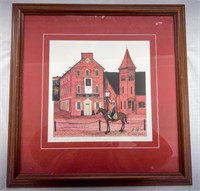 "Lancaster Heritage" by P Buckley Moss Frame Print
