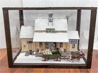 Feed Mill Diorama by Pat Groah, Dec. 2022