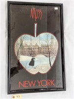 1982 "New York" P. Buckley Moss Framed Print