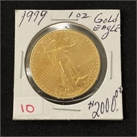 1999 Fine Gold $50 1oz Coin