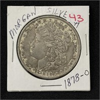 1878-O Morgan Silver Dollar