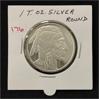 1oz Fine Silver Round - 2002 Buffalo Head