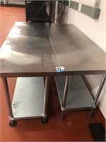 Stainless Steel Tables 72in X 24in