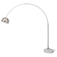 George Kovacs Arc Lamp in Chrome and Marble