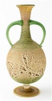 Italian Two Handled Footed Vase in Antique Style