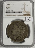 1880 CC NGC VG 8 $1