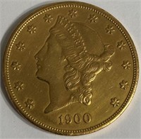 1900 Gold Liberty $20