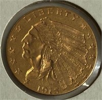 1915 Gold $2.5 Indian