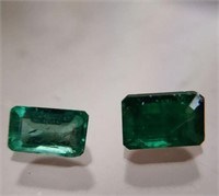 2- Genuine Emeralds