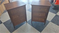 Pair of bed side dressers